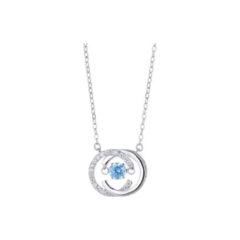 VIGG S925 Silver Necklaces Women's