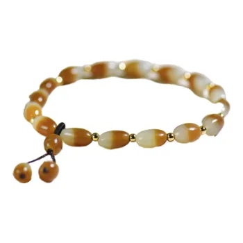 Jade Charm Yao Hetian Jade Bracelets White Jade/Pale Greenish White Jade Unisex