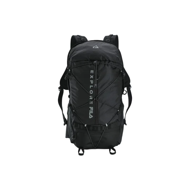 FILA EXPLORER Fabric Outdoor Hiking Bag Backpacks Men's Black-0
