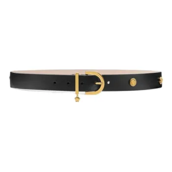 VERSACE Medusa '95 Studded Leather Belt