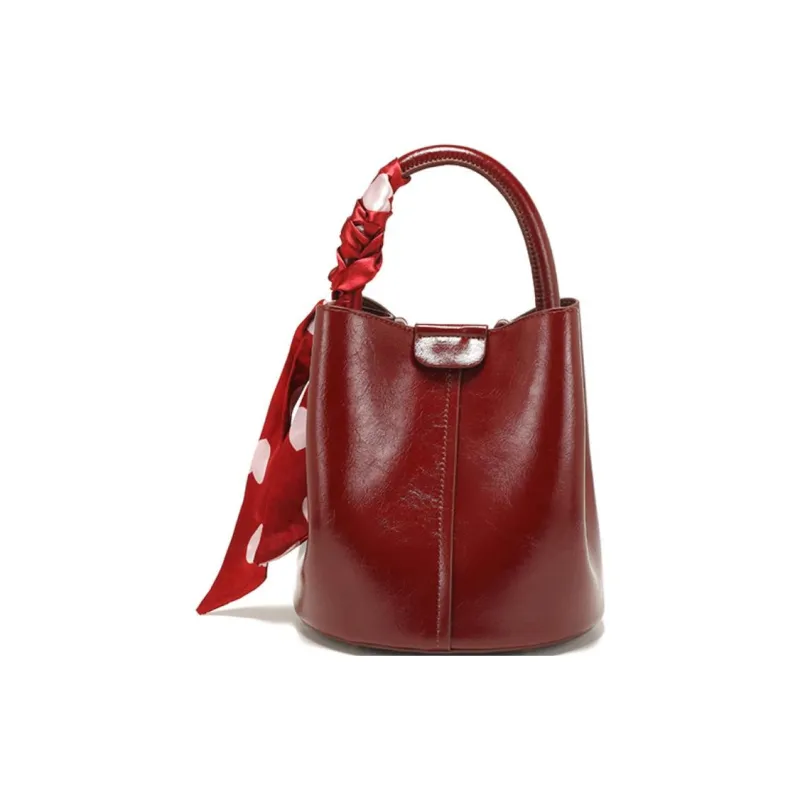 PAYOT Microfiber Synthetic Leather Shoulder Bag Crossbody Bag Handbag Regular Women's Burgundy-1