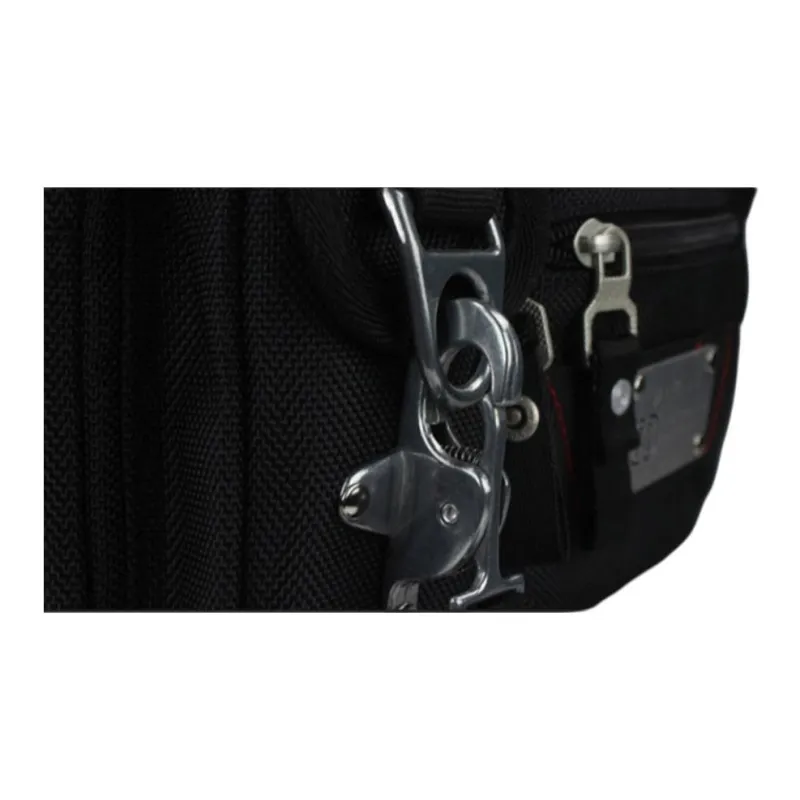 MingLu Oxford Crossbody Bag Shoulder Bag Sling Bag Fanny Pack Large Size Unisex Black/Dark Gray/Blue-4