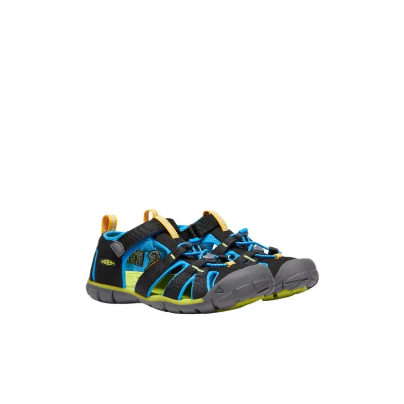 KEEN Seacamp 2 Breathable, Slip Resistant, And Abrasion Resistant Low Top Children's Sandals Black Kids'-2