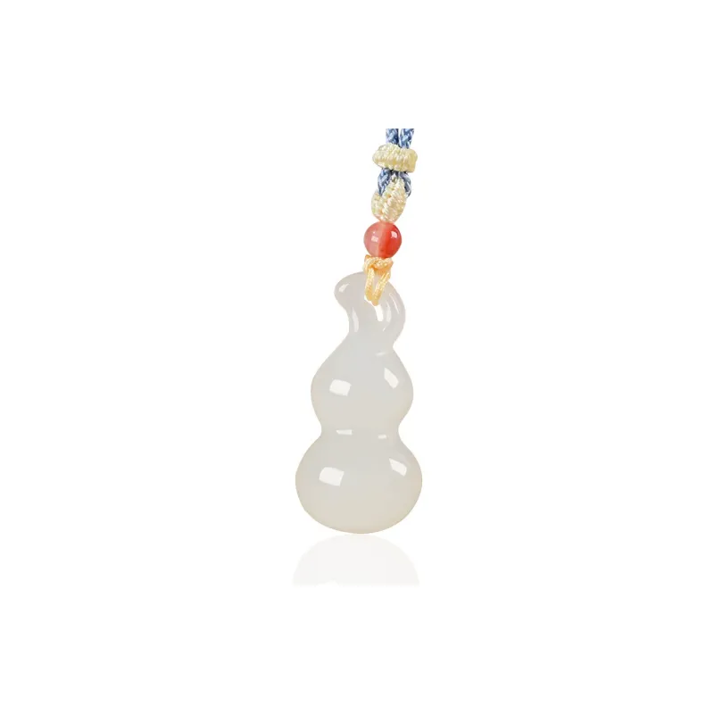 KUNYUYAO Hetian Jade Pendants White Jade Unisex-12