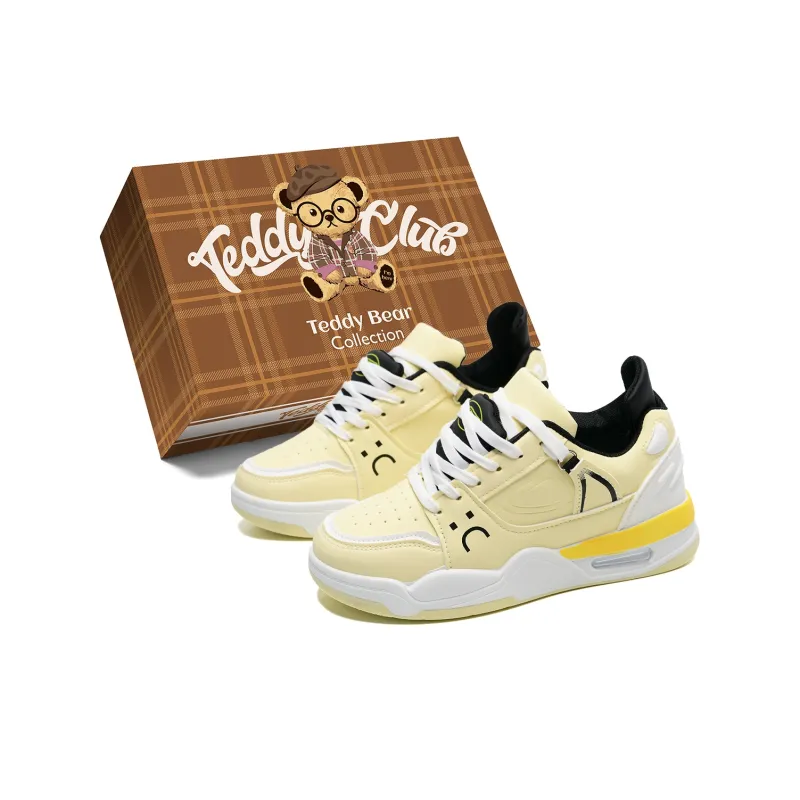 Teddy Bear Collection Slip Resistant Abrasion Resistant Lightweight Breathable Low Top Skateboard Shoes Unisex-18