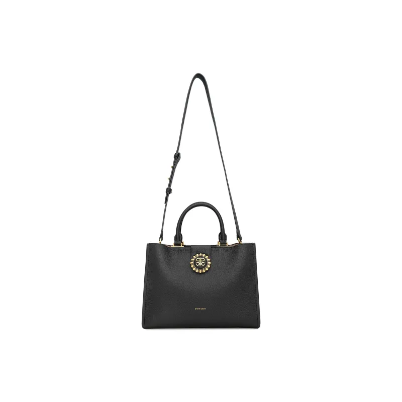 PIERRE CARDIN Top Grain Cow Leather Mommy Bag Crossbody Handbag Women's Multicolor-8