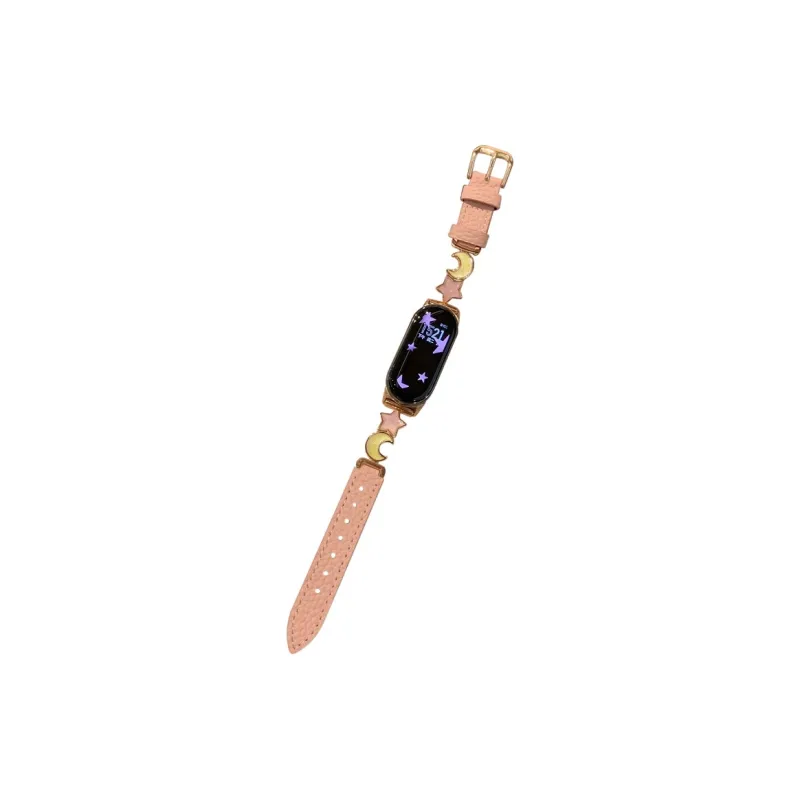 Fly Apple And Xiaomi Compatibility Watch Band Metal, Genuine Leather Material-4