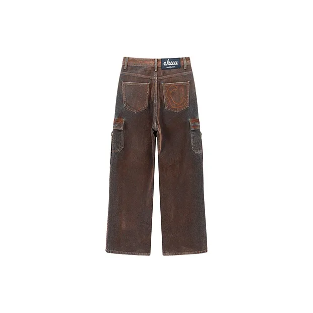 CHUU Jeans Women's Red Brown-1