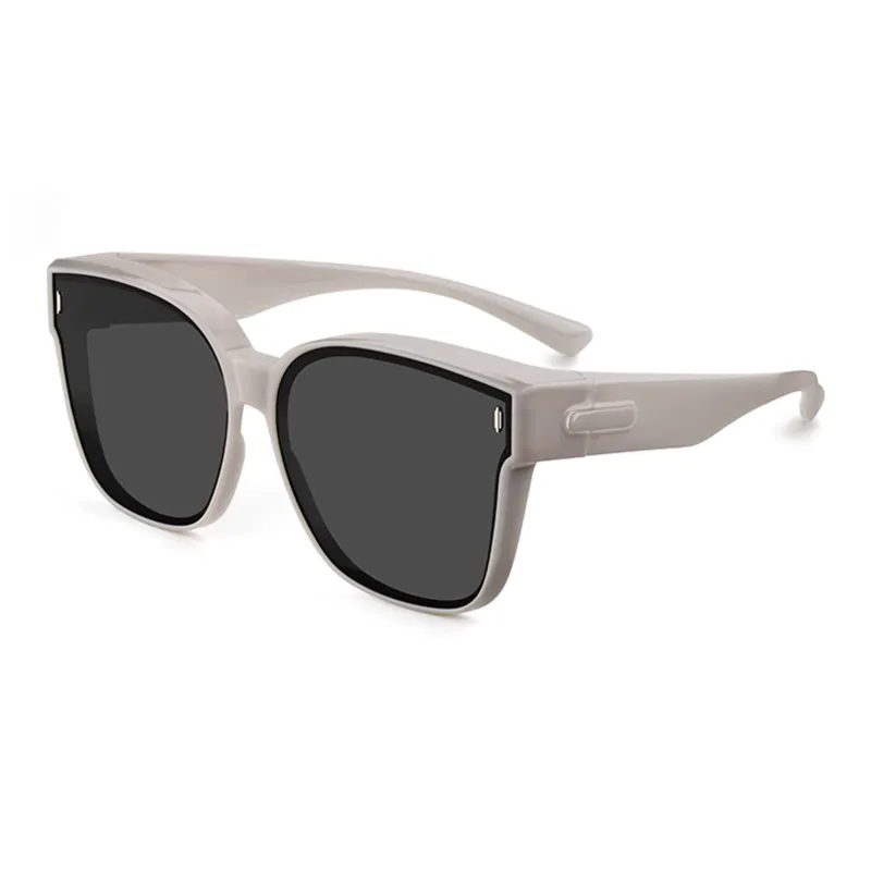 Wood Premium TR/Memory Plastic Square Sunglasses Unisex-7