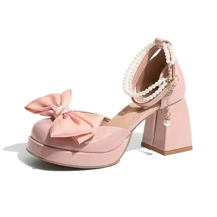 Xingdiman High Heels Women's Black, Pink-10