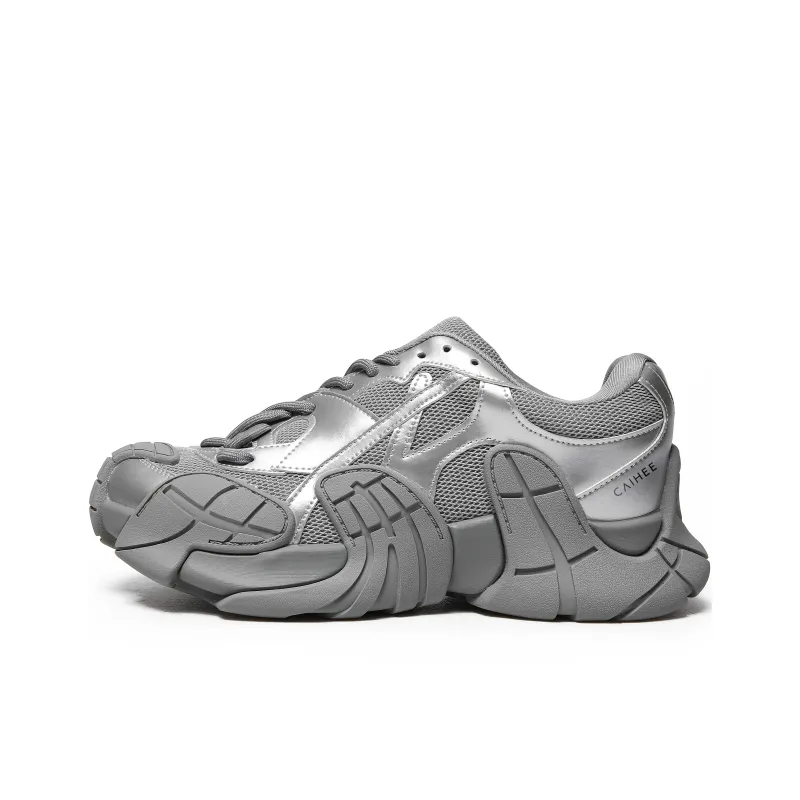 CAIHEE Anti Slip And Wear Resistant Coverage Low Top Chunky Sneakers Unisex-0