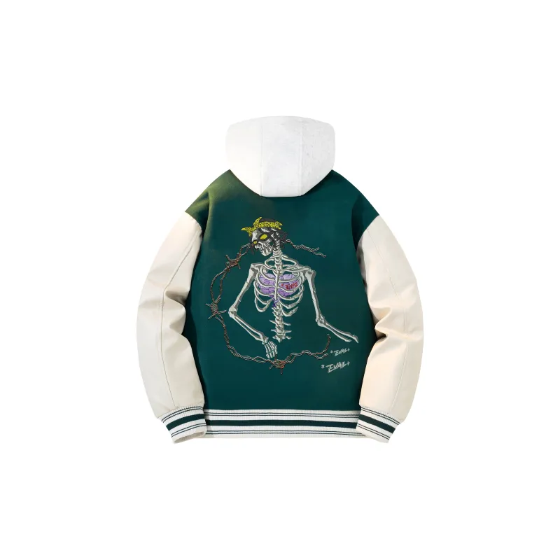 *EVAE+MOB Dreadlocks Series Baseball Jacket Unisex-3