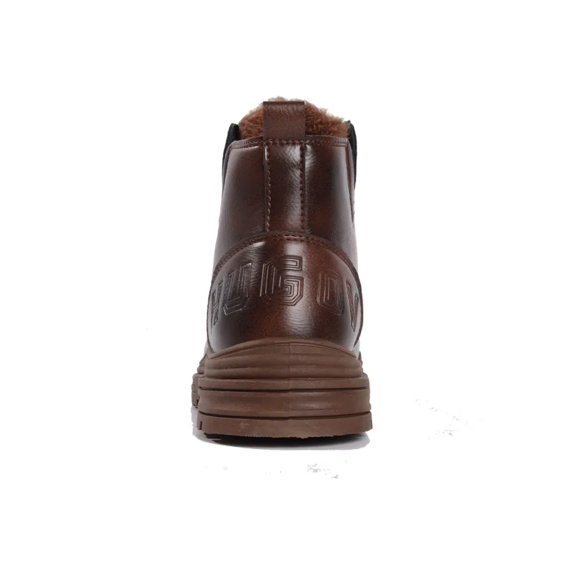Tonlion Short Martin Boot Men's Brown-3