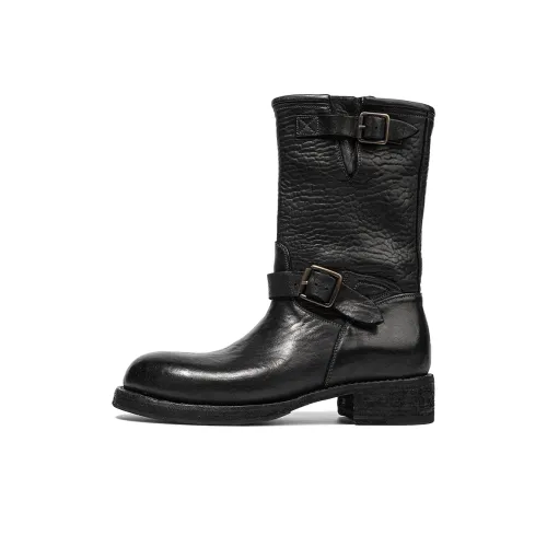 Vibram x Dreambo Knee high Boots Men's Black