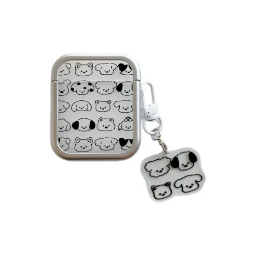 CORBELLATI Compatible With AirPods 1/2/3/Pro 1/2nd Generation TPU Line Animal Headphone Cases
