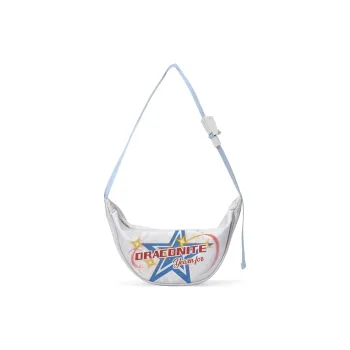 DRACONITE Polyester Shoulder Bag Regular Unisex White