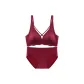 Burgundy-[Bra+Underpants]