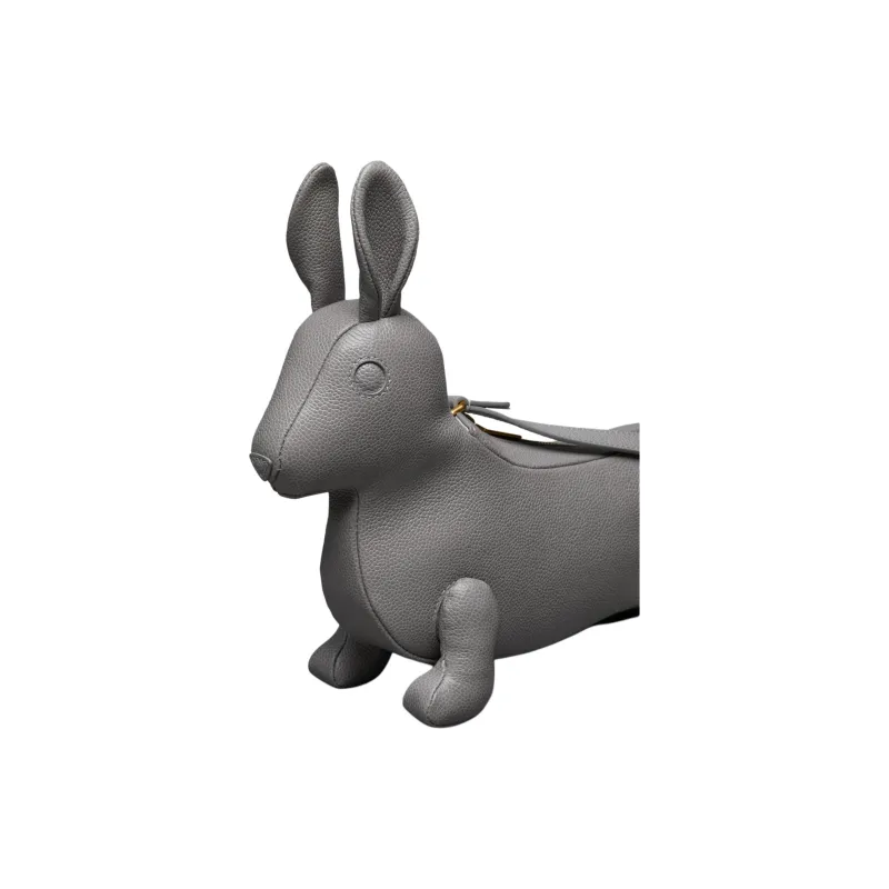 THOM BROWNE Squirrel motif Leather Shoulder Bag-4