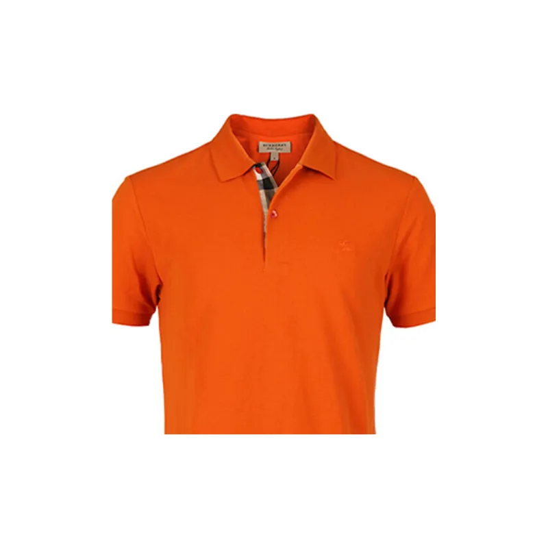 Burberry Polo Shirts Men Orange-4