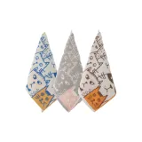 White Blue+White Brown+Gray (3 Pack)