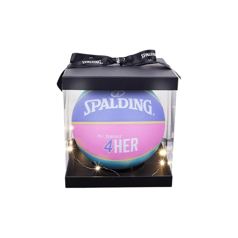 SPALDING 4Her Collection PU Basketball Multicolor Size 6 Training Match Unisex-1