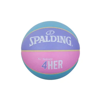 SPALDING 4Her Collection PU Basketball Multicolor Size 6 Training Match Unisex