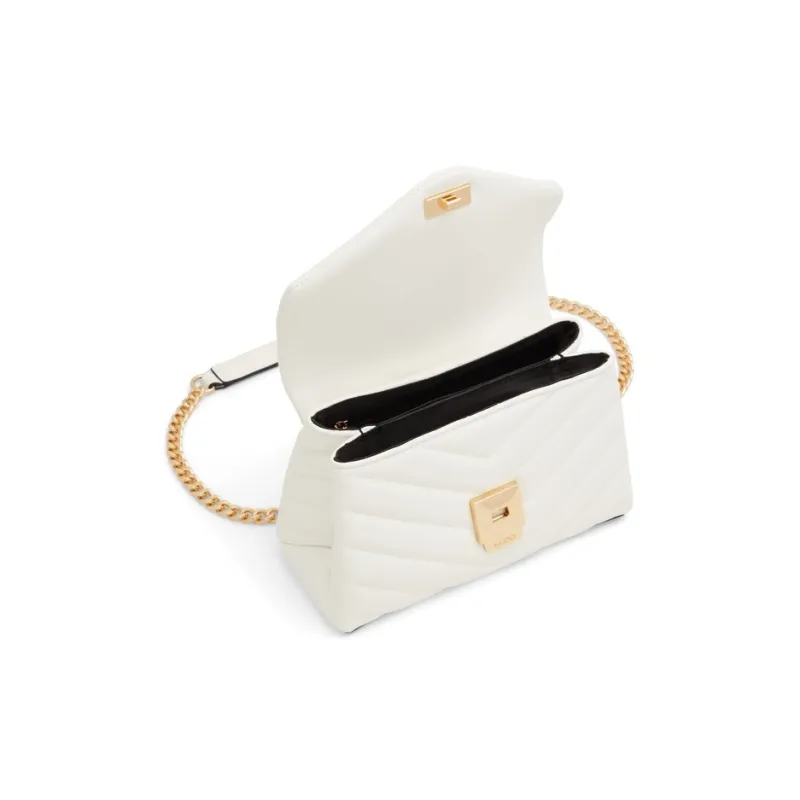 ALDO Artificial Leather Crossbody Bag Trumpets Women's White-2