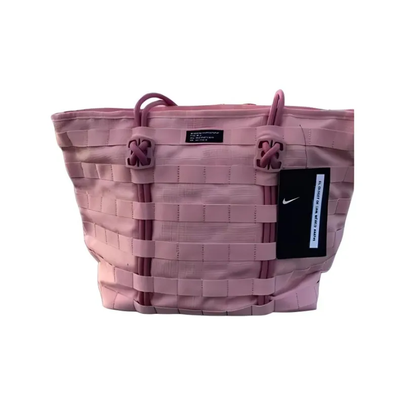 Nike Polyester Tote Bag Shopping Bag Shoulder Bag Handbag Regular Unisex Pink-3