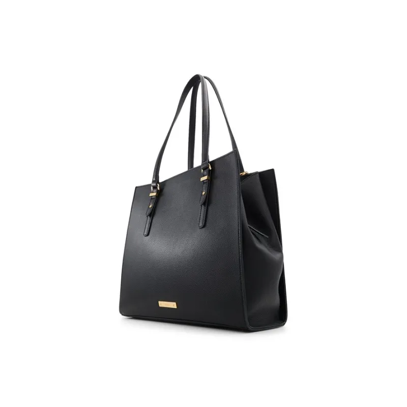 ALDO Artificial Leather One Shoulder Handbag Tubas Women's Khaki/Cognac/Black-7