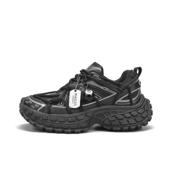 Masongarments Cushioned Wear Resistant Breathable Lightweight Height Increasing Low Top Chunky Sneakers Men's