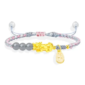 SINO GEM Gold Bracelet Unisex