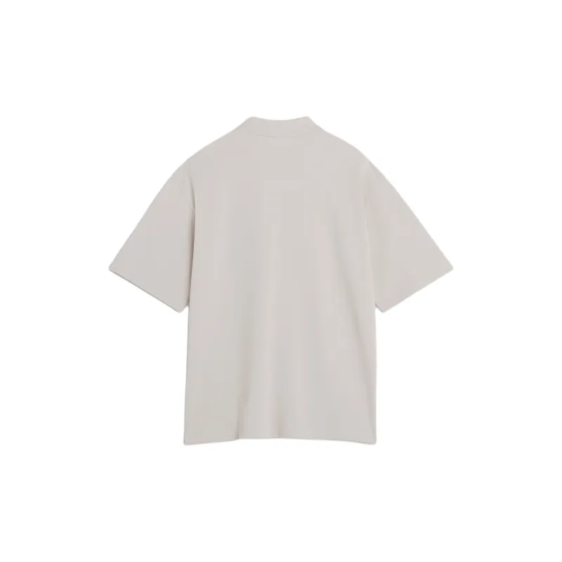 Maison Kitsune Bold Fox Head Patch Oversized Polo Shirt-1