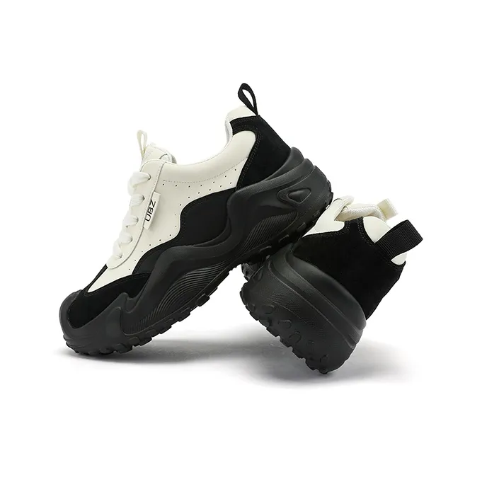 UBZ Slip Resistant Low Top Chunky Sneakers Women's-7