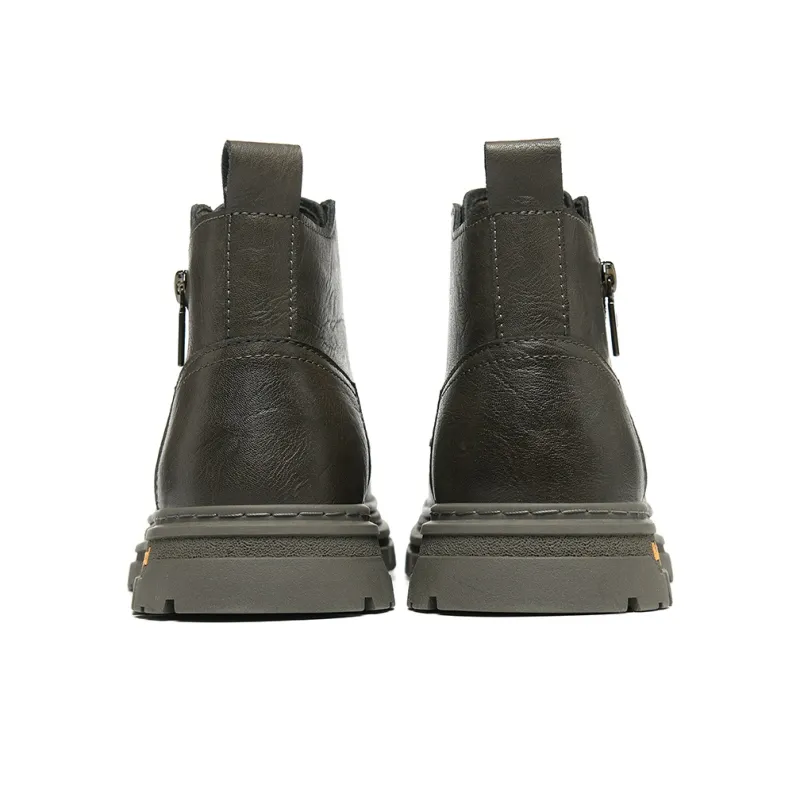 HLA Short Mid Calf Martin Boot Men's-8