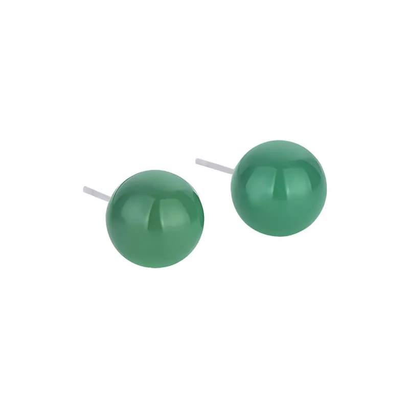 Emerald Jade Earrings Women's-0