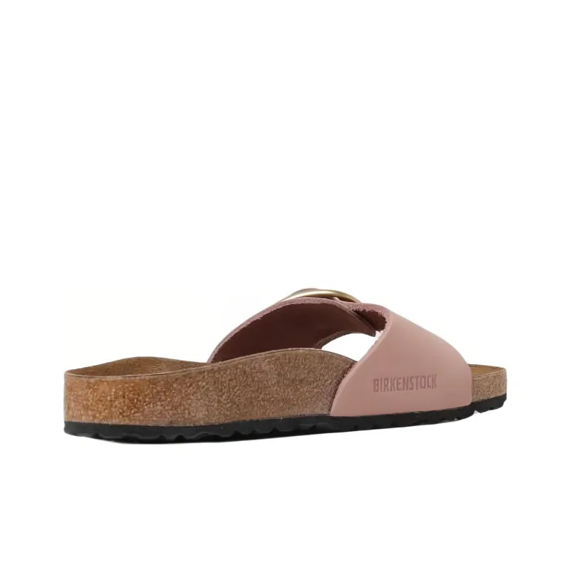 Birkenstock Madrid Big Buckle Suede Slides Women's-3