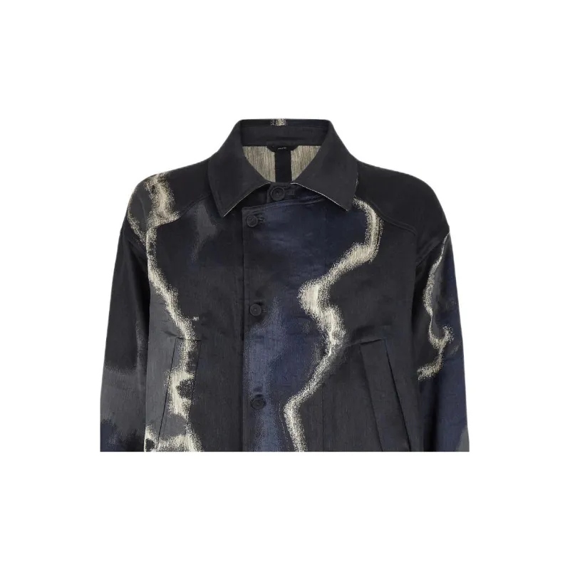 FENDI Trench Coats Men Black-3
