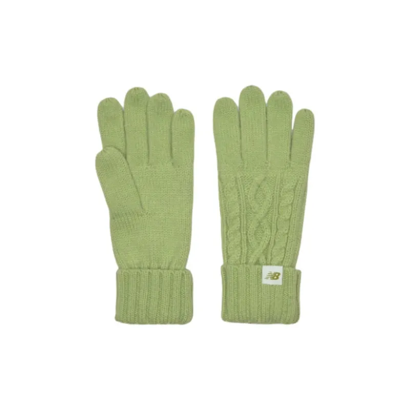 New Balance Wool Knit Gloves Unisex Green-2