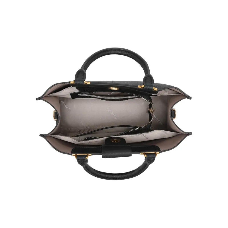PIERRE CARDIN Top Grain Cow Leather Mommy Bag Crossbody Handbag Women's Multicolor-11