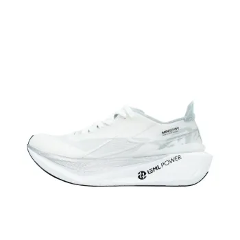 MINEPAIR Non slip Support Low Top Full Length Carbon Plate Casual Running Shoes Unisex White