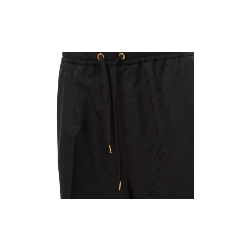 VERSACE La Greca Printed Drawstring Track Pants-4