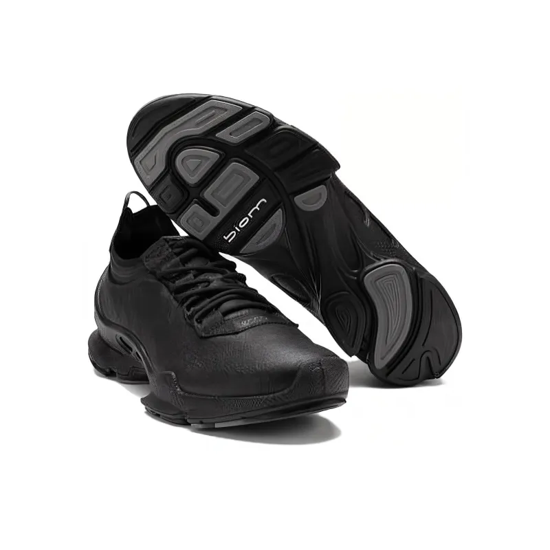 Ecco Biom C Cushioning Lightweight Low Top Sprint Running Shoes Men's Black-3