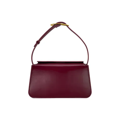 STUDIO AMELIA Leather Shoulder Bag chiara Women's Burgundy