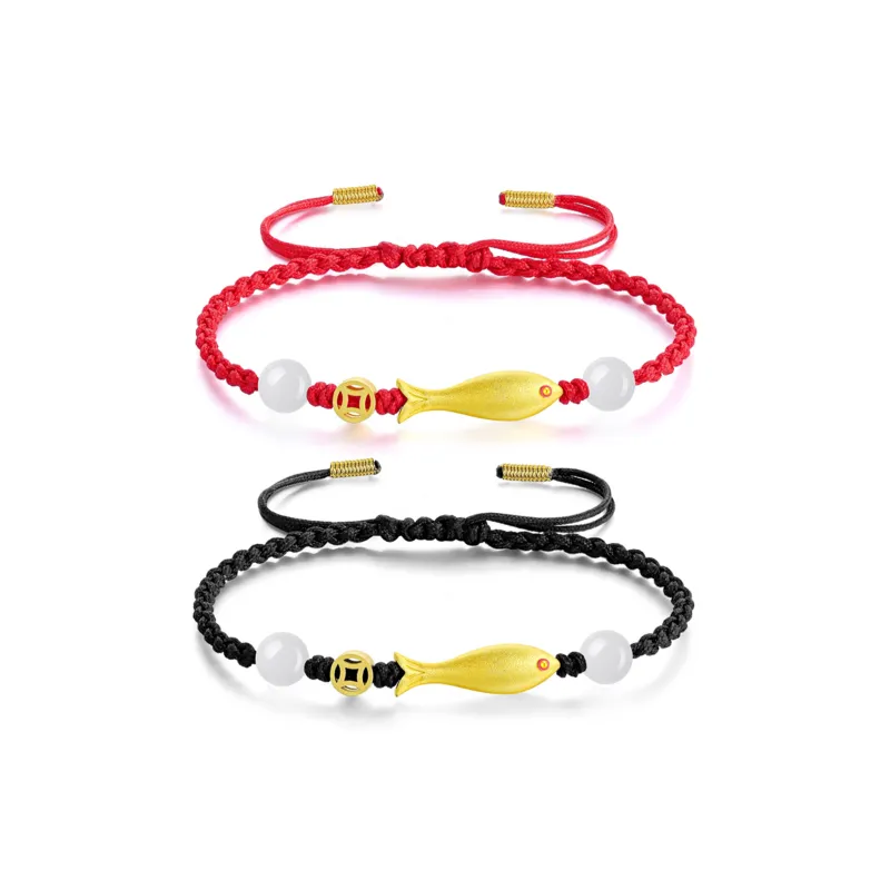 Lao Feng Xiang 999 Fine Silver Bracelets Unisex-12