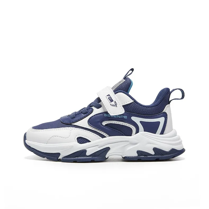 7 PE Anti Slip And Wear Resistant Rebound Lightweight Cushioning Low Top Kids' Running Shoes Teenagers-10