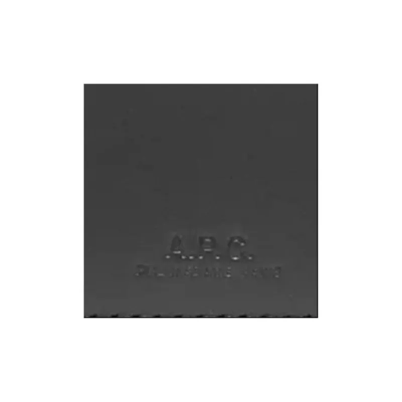 A.P.C . André Logo Embossed Cardholder-3