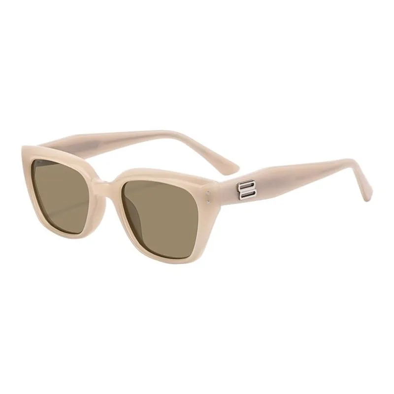 Sagawa Plate Frame Square Sunglasses Unisex-2