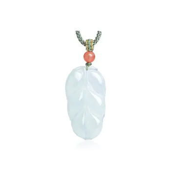 With The Heart Of The Jade Ice Glutinous Jadeite Necklaces Unisex