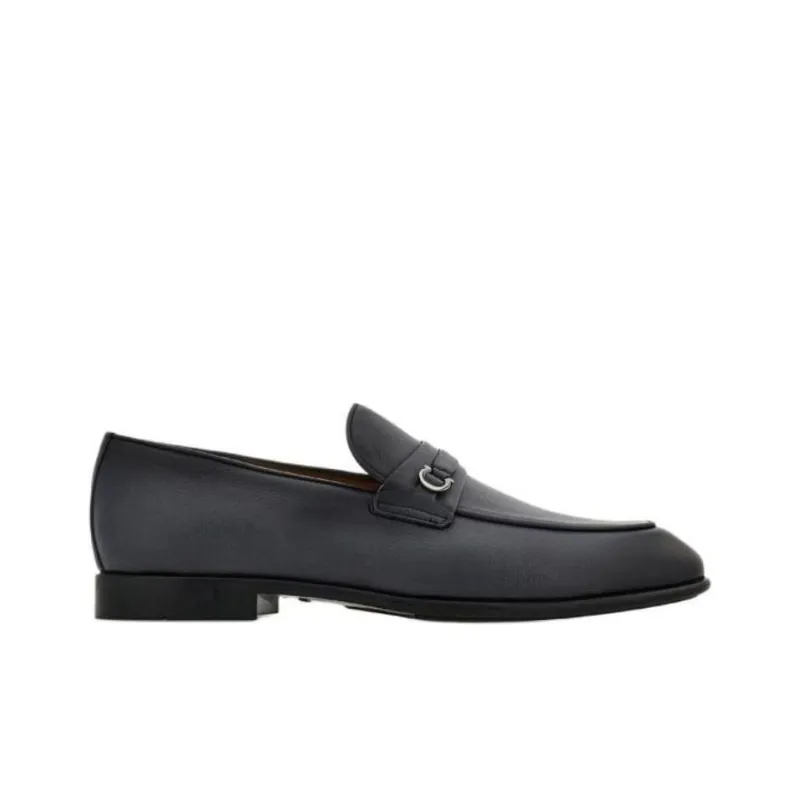 FERRAGAMO GANCINI Loafers Men's Blue-1