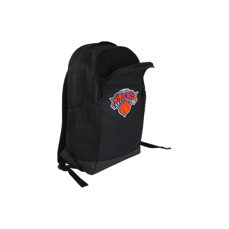 NBA New York Knicks Polyester Backpack Men's Black-4